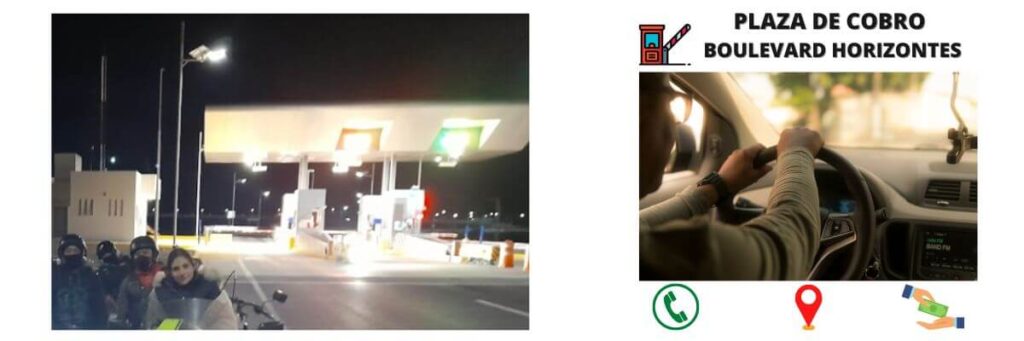 plaza de cobro tarifas Boulevard Horizontes